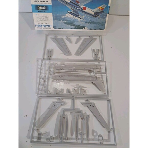 NOB Hasegawna A15 1:72 Scale Japanese Sabre F-86F Fighter Jet Airplane Model Kit - Picture 5 of 11